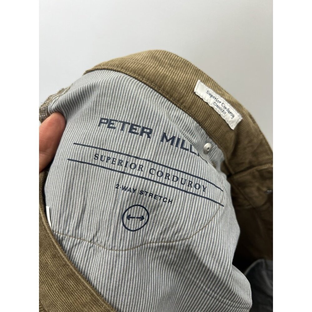 Peter Millar Superior Soft Corduroy Five Pocket Pants Men’s Khaki Sz 38 NWT - Picture 4 of 14